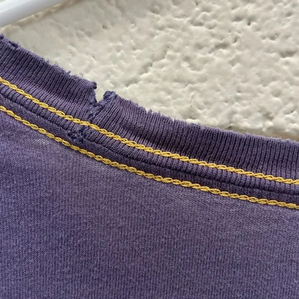 Y2K True Religion Purple Tee size XL